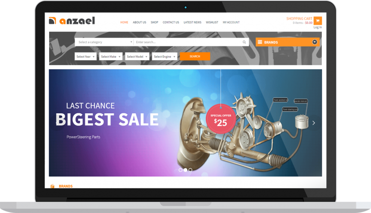 Auto Parts E-Commerce Catalog