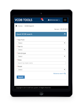 VCDB Viewer iPad & Tablet